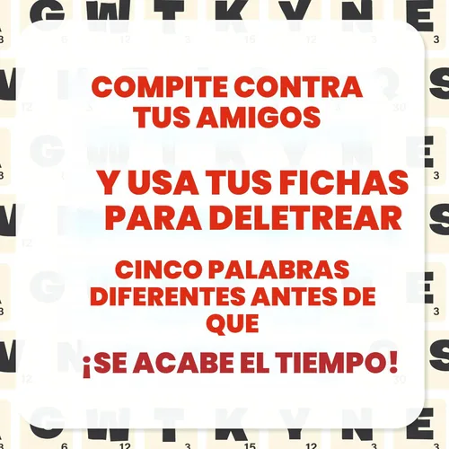 Miniatura 3 de Dabble® Juego de palabras Juego de mesa familiar de ritmo rápido Mejora la ortografía y el vocabulario para todas las edades Deletrea