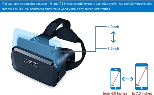 Miniatura 7 de Auriculares de realidad virtual para teléfono celular, auriculares de realidad virtual, gafas 3D, gafas de realidad virtual, gafas de realidad