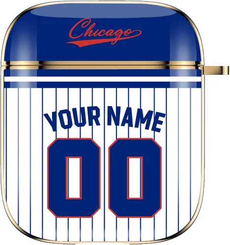 Miniatura 19 de Funda de béisbol personalizada con nombre y número para Apple AirPods de 2ª y 1ª generación, Arizona personalizada para fanáticos de los deportes