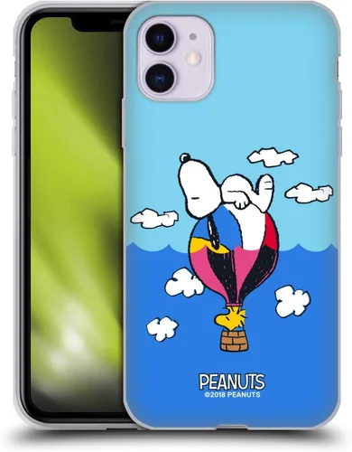 Miniatura 167 de Head Case Designs Funda de gel con licencia oficial de Peanuts Snoopy & Woodstock Halfs and Laughs [protección de grado militar] compatible