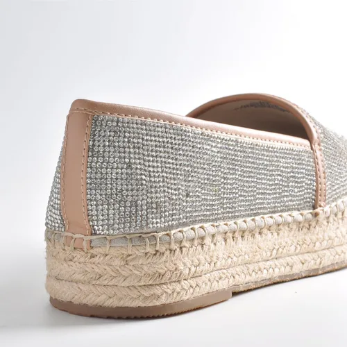 Miniatura 5 de landing craft Alpargatas planas para mujer, mocasines de punta redonda, zapatos planos planos de ancho ancho, zapatos casuales clásicos de lona