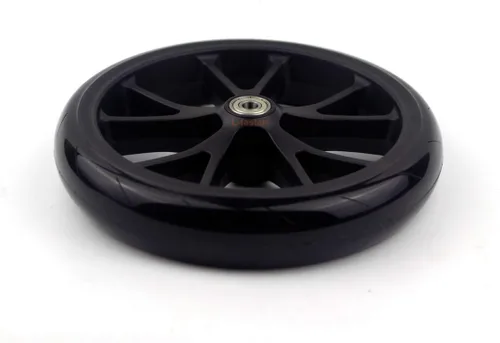 Miniatura 2 de Rueda de poliuretano de 8 pulgadas con rodamientos para niños, rueda de repuesto para scooter, para adultos, carrito de compras, rueda sólida