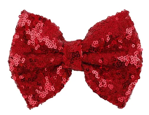 Miniatura 4 de Love Fairy Fashion Bow Horquilla Lentejuelas Pinza para el pelo Multicolor 0ptional para niños y mujeres (negro)
