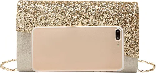 Miniatura 20 de LETODE Bolsos de mano para mujer, bolsos de noche y embragues para mujer, bolsos de sobre, bolsos de fiesta, baile de graduación, bolso de boda