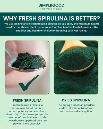 Miniatura 3 de Cubos de espirulina – Superalimento rico en proteínas y vitaminas con sabor natural – Vegano, sin gluten, nutrientes Powerhouse Powerhouse cápsulas
