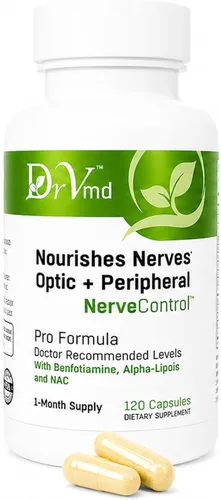 Alivio de los nervios para manos y pies por el Dr. Vogel, MD - Complejo B y ALA (suministro de 1 mes) - Benfotiamina, ALCAR - Salud del nervio