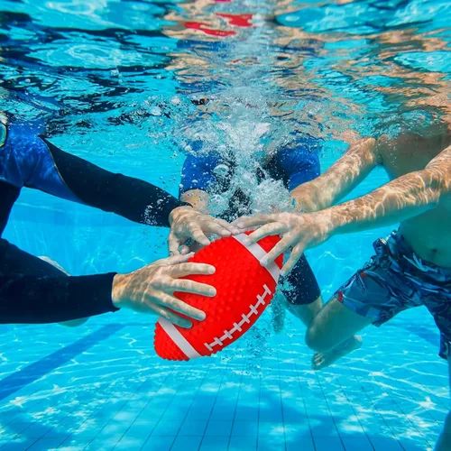 Miniatura 6 de Hiboom Fútbol de piscina para piscina, fútbol acuático impermeable para pasar bajo el agua, regate, juguetes de piscina con relleno de agua