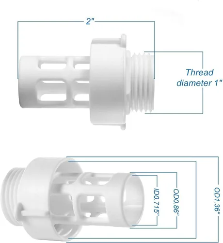 Miniatura 2 de Conector de tapón de drenaje de manguera de jardín 10184 para adaptador de manguera Intex redondo drenaje de piscina