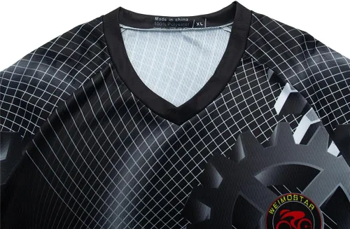 Miniatura 142 de Hotlion Camiseta de ciclismo para hombre, manga larga, MTB Motocross, ropa de carreras todoterreno