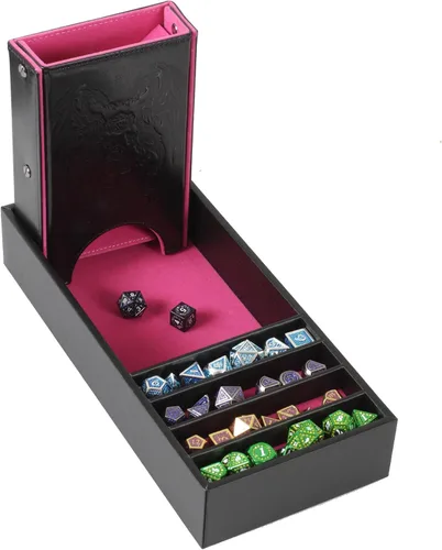Miniatura 12 de Forged Dice Co. Citadel Bandeja y Torre de Dados - 3 en 1 Bandeja de Rodaje, Caja de Almacenamiento y Torre Removible para DnD, RPG y Juegos de Mesa