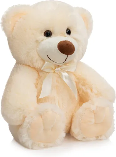 Miniatura 8 de Oso de peluche súper color, juguete de peluche para niños, novia, familia, felicitaciones, baby shower, cumpleaños, beige, 14 pulgadas