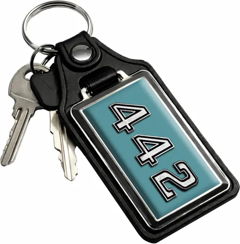 Miniatura 57 de Brotherhood Car Key Chain for Cutlass - Classic Models Keychain for Men and Women Gift Key Ring Azul alpino