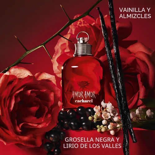 Miniatura 3 de Cacharel Amor Amor - Eau de Toilette y set de regalo de fragancia para mujer, floral, ámbar, afrutado con notas de jazmín y vainilla