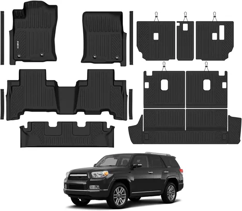 Miniatura 96 de Alfombrillas de piso Naibeve para Ford Edge 2015 2016 2017 2018 2019 2020 2021 2022 2023 2024 2025 - Ajuste personalizado para todo clima
