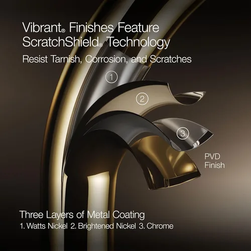 Miniatura 9 de KOHLER K-22034-VS Simplice(R) - Grifo para fregadero de barra, acero inoxidable vibrante Vibrant Stainless