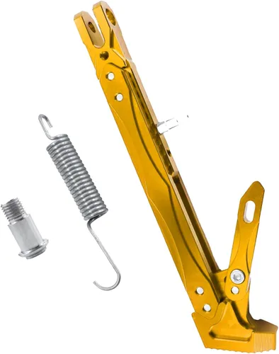 Miniatura 19 de Caballete de motocicleta universal ajustable con soporte lateral para pie, caballete de estacionamiento para motocicleta eléctrica, soporte lateral