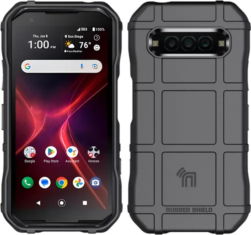 Miniatura 2 de Nakedcellphone Serie Special Ops compatible con Kyocera DuraForce Pro 3, funda protectora resistente contra huellas, textura de agarre mate