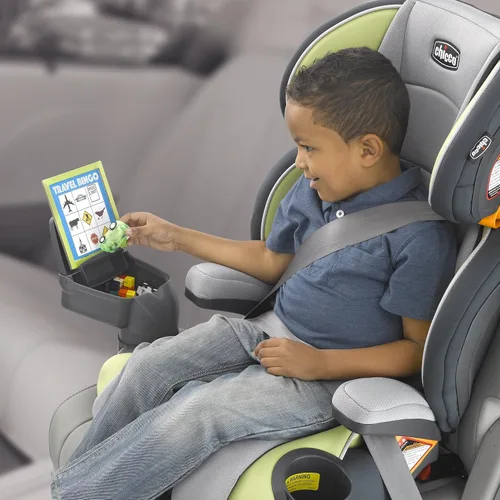 Miniatura 11 de Chicco KidFit Zip Plus Asiento Elevador para Auto 2 en 1 con Posicionamiento de Cinturón, Asiento Elevador sin Respaldo y con Respaldo Alto