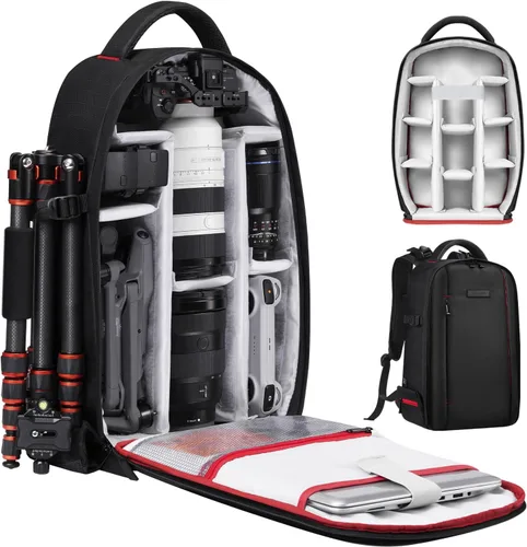 Miniatura 8 de K&F Concept Mochila de cámara para fotógrafos