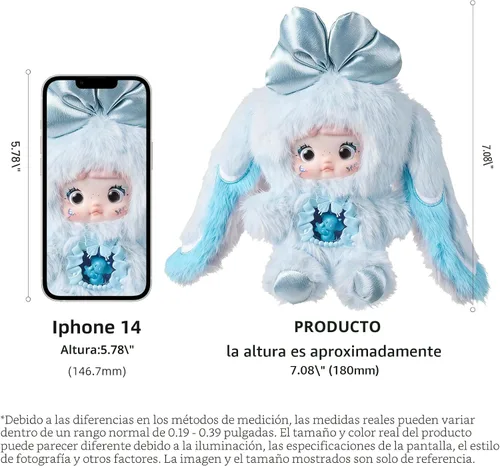 Miniatura 3 de POP JOY Nommi - Caja ciega de peluche V6 de felpa con 3 expresiones, adorable y misterioso, juguetes de peluche para niños y coleccionistas, figura