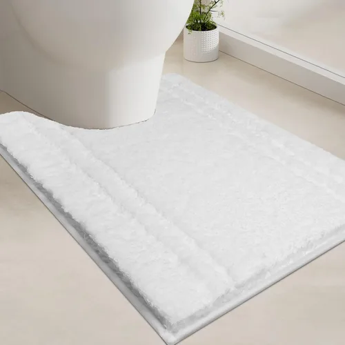 Miniatura 29 de PURRUGS Alfombra de baño antideslizante, lavable a máquina, 20 x 24 pulgadas, en forma de U, súper absorbente y de secado rápido, tapete de baño