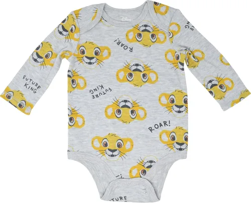 Miniatura 4 de Disney Lion King Winnie the Pooh Mickey Mouse Minnie Mouse Baby 3 Pack Bodysuits Newborn to Infant