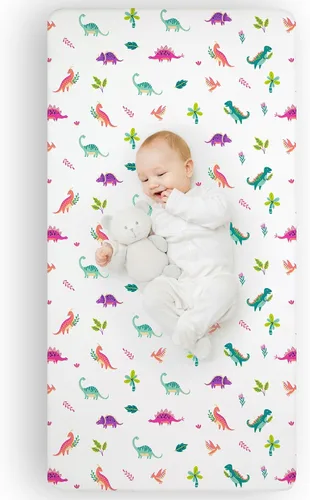 Miniatura 14 de Wildkin Sábana bajera ajustable 100% microfibra para niños, suave y transpirable, bailarina