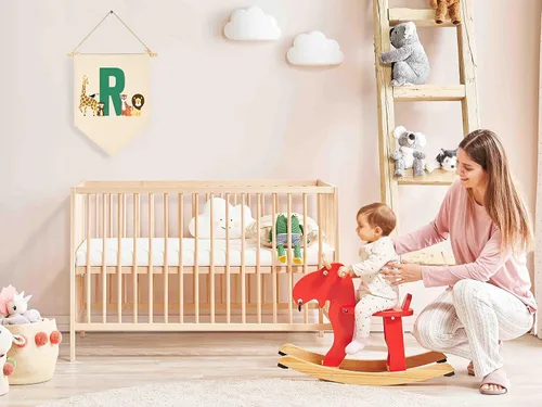 Miniatura 3 de Bandera personalizada de animales del bosque, regalos para bebé, niño, niña, recién nacido, banderín de safari de selva, letrero de pared, regalos