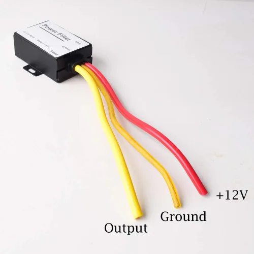 Miniatura 4 de Filtro de alimentación para coche EMI ruido tierra bucle aislador supresor para auto estéreo audio radio estéreo amplificador amplificador altavoz