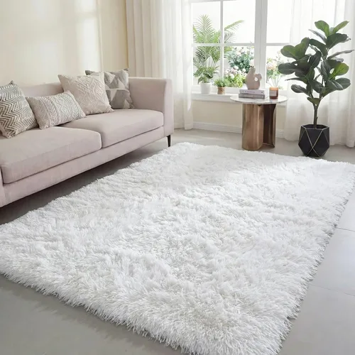 Miniatura 21 de Poboton Alfombras de área lavables a máquina de 8 x 10 pies para sala de estar, dormitorio, alfombra suave y esponjosa, alfombra de suelo