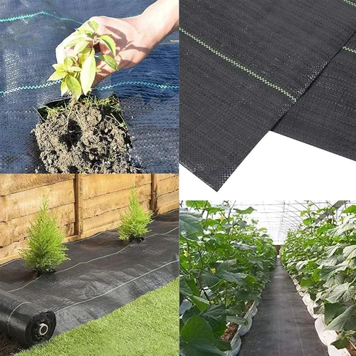 Miniatura 6 de Tela de barrera de malezas para paisaje, bloque de malas hierbas, tapete de jardinería no tejido, tela de paisajismo de jardín, rollo de tela