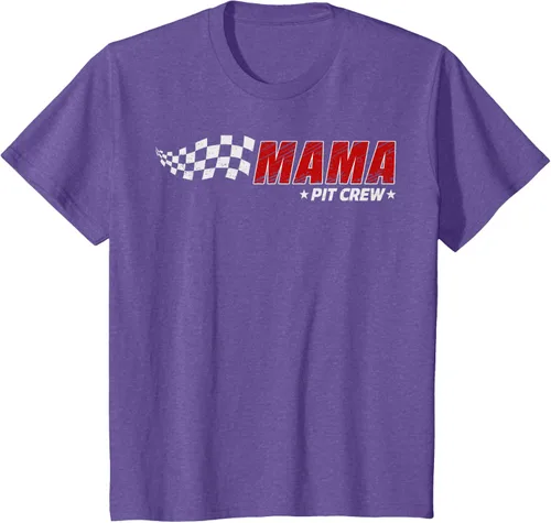 Miniatura 59 de Mama Pit Crew Race Car Birthday Family Matching Pit Crew Camiseta
