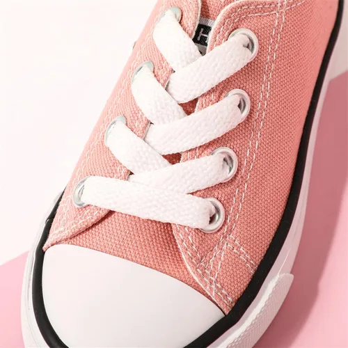 Miniatura 5 de PATPAT Tenis sin cordones para niños y niñas, tenis para niños pequeños, zapatos de lona para niños pequeños, Blanco
