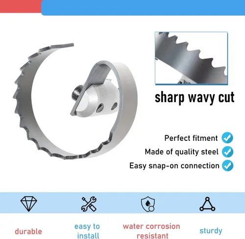 Miniatura 4 de Cortador en espiral de 2 pulgadas para máquinas Ridgid K-50 K-400 K-3800 de tambor/seccionales para 63025 T-209