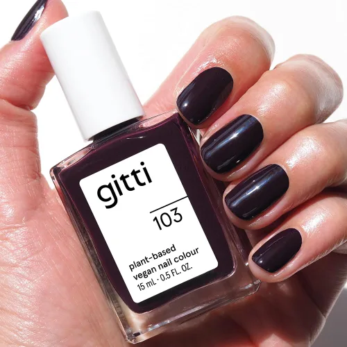 Miniatura 35 de gitti Esmalte de uñas a base de plantas No tóxico, libre de 30, basado en ingredientes de origen natural, libre de crueldad, vegano