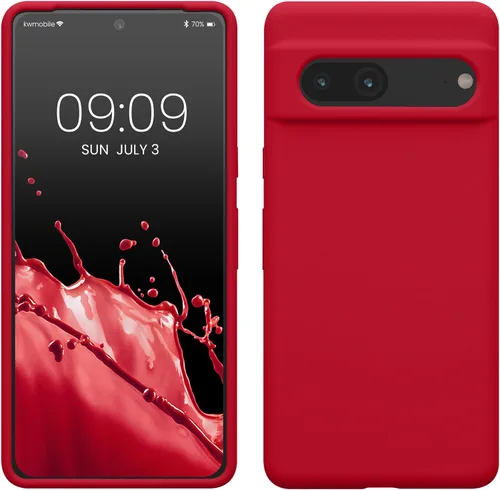 Miniatura 101 de kwmobile Funda compatible con Google Pixel 7 - Funda de silicona TPU con acabado suave - Piedra antigua