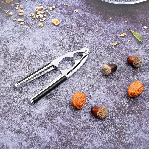 Miniatura 7 de Nut Crackers - Galletas de nuez de alta resistencia con 2 tenedores/púas de acero inoxidable para mariscos, cascanueces con mango antideslizante