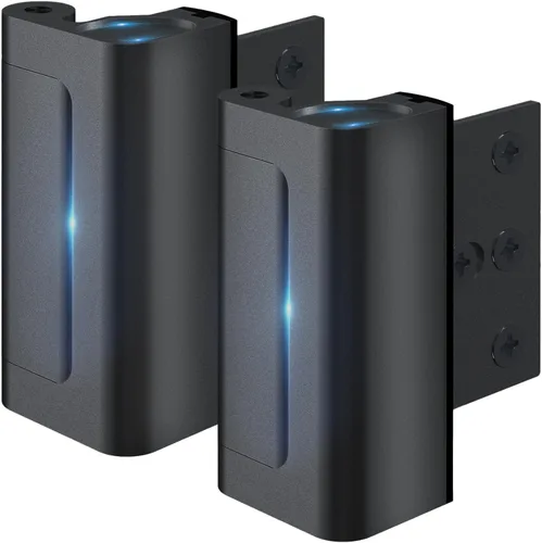 Rerishom Cerradura de puerta que soporta 800 libras para puerta con apertura hacia adentro, cerradura de refuerzo de puerta con 8 tornillos para