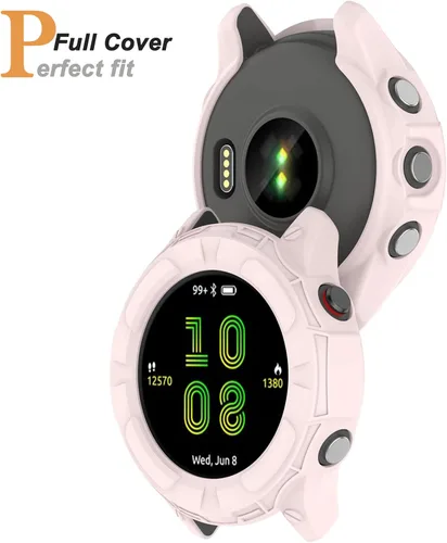 Miniatura 3 de Miimall Compatible con Garmin Forerunner 955 Caso, resistente a los arañazos, TPU Militar Funda de protección para Garmin Forerunner 955/955 Solar