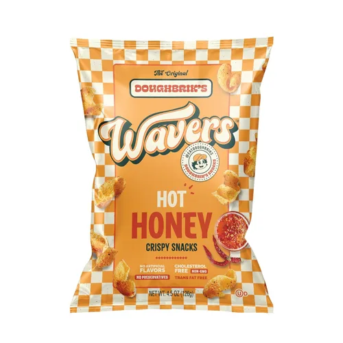 Miniatura 10 de WAVERS by Doughbrik's Snacks, Sabor Extra Queso Bolsa de 4.5 oz, Textura Crujiente y Crocante Aperitivo Perfecto para Cualquier Momento Hecho