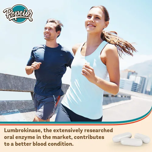Miniatura 5 de Lumbroquinasa 200mg (actividad máxima 1,500,000 LKU) - Suplemento de enzimas lumbroquinasa, más eficaz que la nattoquinasa - 90 cápsulas (2 botellas)