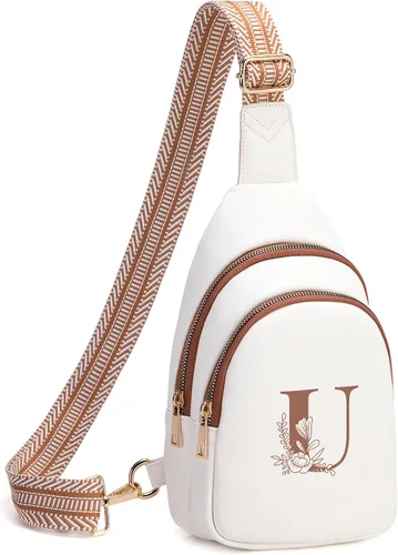 Miniatura 76 de Viverte Bolsas Cruzadas para Mujeres Bolso de Hombro Inicial Riñoneras Personalizadas Regalos para Mamá Mujer Esposa