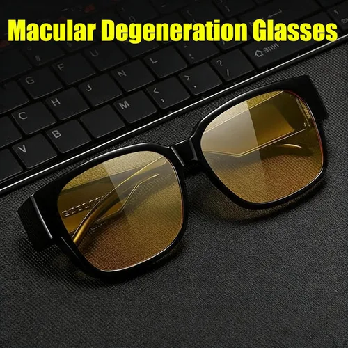 Miniatura 5 de Gafas de degeneración macular para hombres y mujeres, gafas de gran tamaño para ayuda a la degeneración macular, glaucoma, cataratas y retinitis