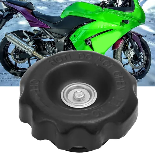 Miniatura 4 de KIMISS Tapa de radiador de motocicleta de 1.1 bar, ajuste universal, ABS + metal, presión de 1.1 bar, sellado a prueba de fugas para pieza
