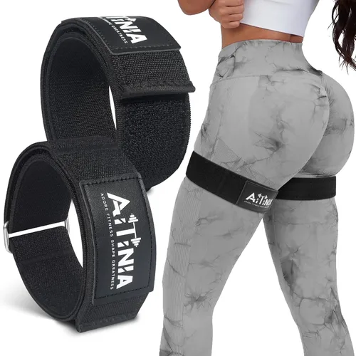 Miniatura 8 de Bandas de glúteos para mujeres para construir glúteos y caderas, paquete de bandas de restricción de flujo sanguíneo BFR, las mejores bandas