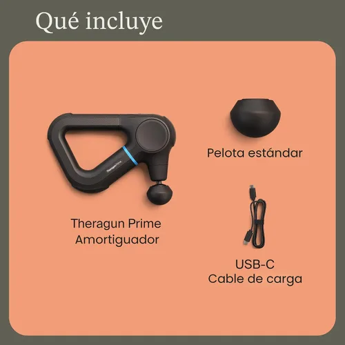 Miniatura 9 de TheraGun Therabody Prime (5ª generación) - Pistola de masaje de terapia de percusión de tejido profundo, habilitada para Bluetooth, masajeador