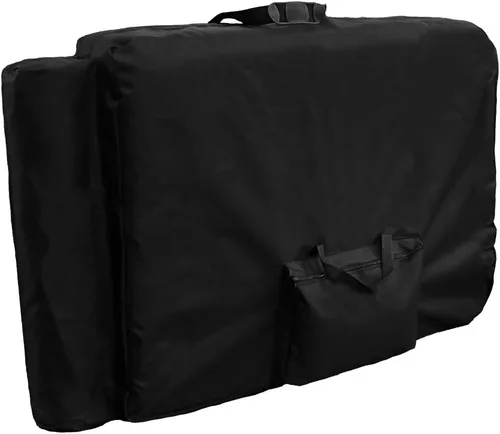 Miniatura 2 de Mesa de masaje portátil profesional prémium con cojín de lujo de 3.5 pulgadas de grosor (negro)