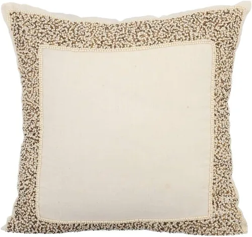 Miniatura 18 de The HomeCentric Funda de almohada color crema para sofá, funda de almohada moderna de 12 x 12 pulgadas, funda de almohada cuadrada de satén, funda