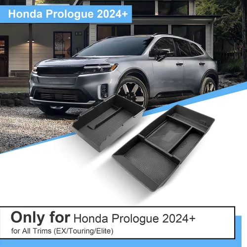 Miniatura 2 de Organizador de consola central de prólogo 2024 2025 2026 para Honda Prologue (organizador inferior y consola) (EX/Touring/Elite), inserto de bandeja
