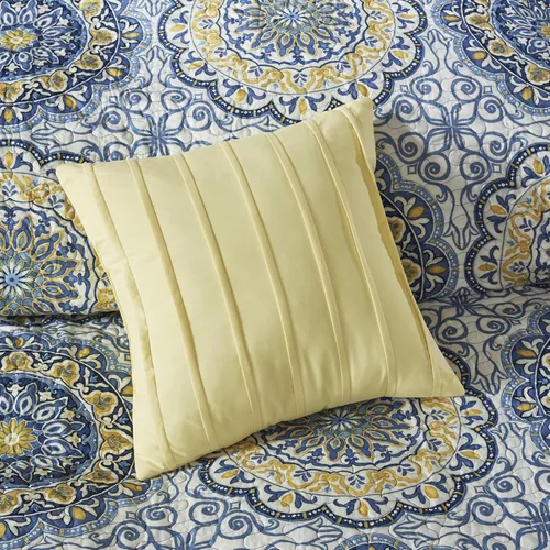 Miniatura 15 de Madison Park - Edredón moderno con diseño clásico para todas las temporadas, juego de cama transpirable y ligero, fundas a juego de almohada